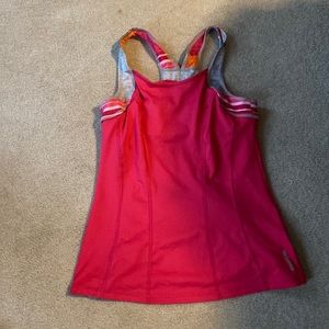Reebok play fit Workout Tank with shelf bra